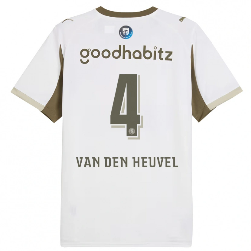 Danxen Herren Tim Van Den Heuvel #4 Weiß Grau Ausweichtrikot Trikot 2025/26 T-Shirt