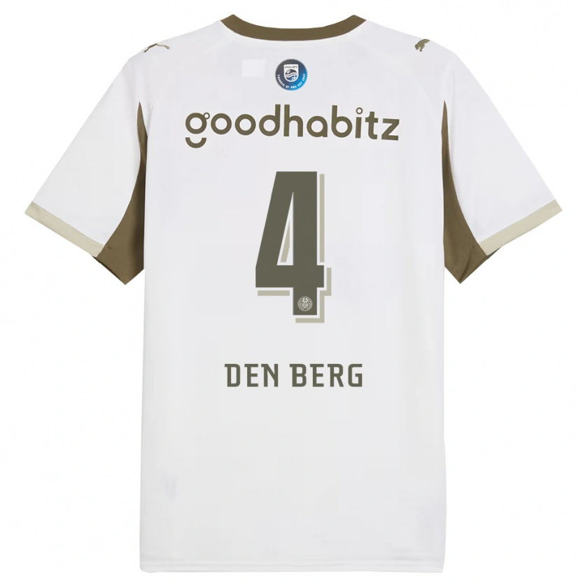 Danxen Herren Mandy Van Den Berg #4 Weiß Grau Ausweichtrikot Trikot 2025/26 T-Shirt