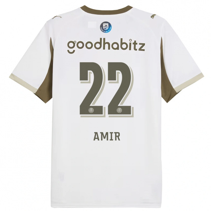 Danxen Herren Amir Al-Anany #22 Weiß Grau Ausweichtrikot Trikot 2025/26 T-Shirt