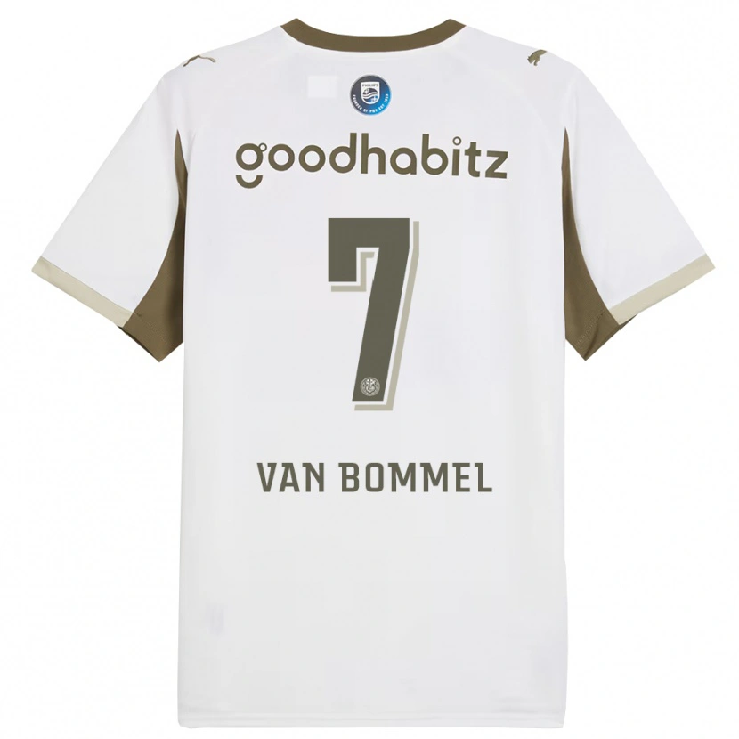 Danxen Herren Ruben Van Bommel #7 Weiß Grau Ausweichtrikot Trikot 2025/26 T-Shirt