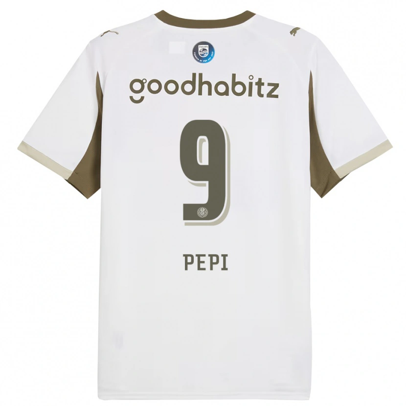 Danxen Herren Ricardo Pepi #9 Weiß Grau Ausweichtrikot Trikot 2025/26 T-Shirt
