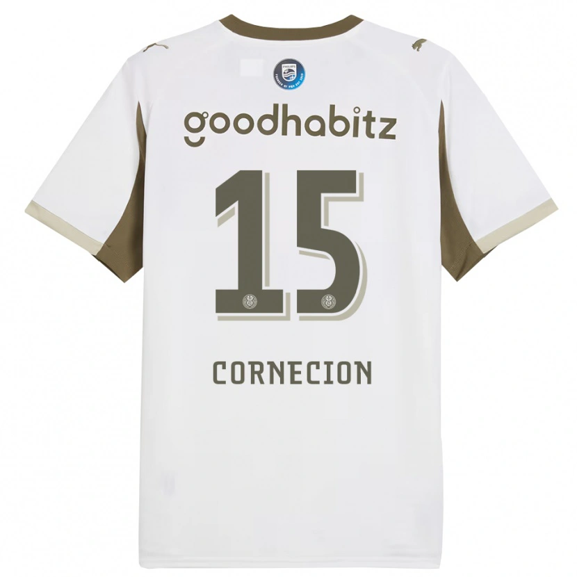 Danxen Herren Shuryjano Cornecion #15 Weiß Grau Ausweichtrikot Trikot 2025/26 T-Shirt