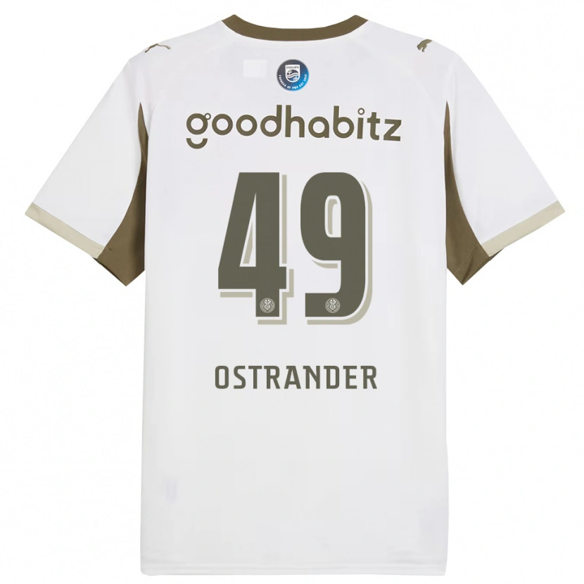 Danxen Herren William Ostrander #49 Weiß Grau Ausweichtrikot Trikot 2025/26 T-Shirt
