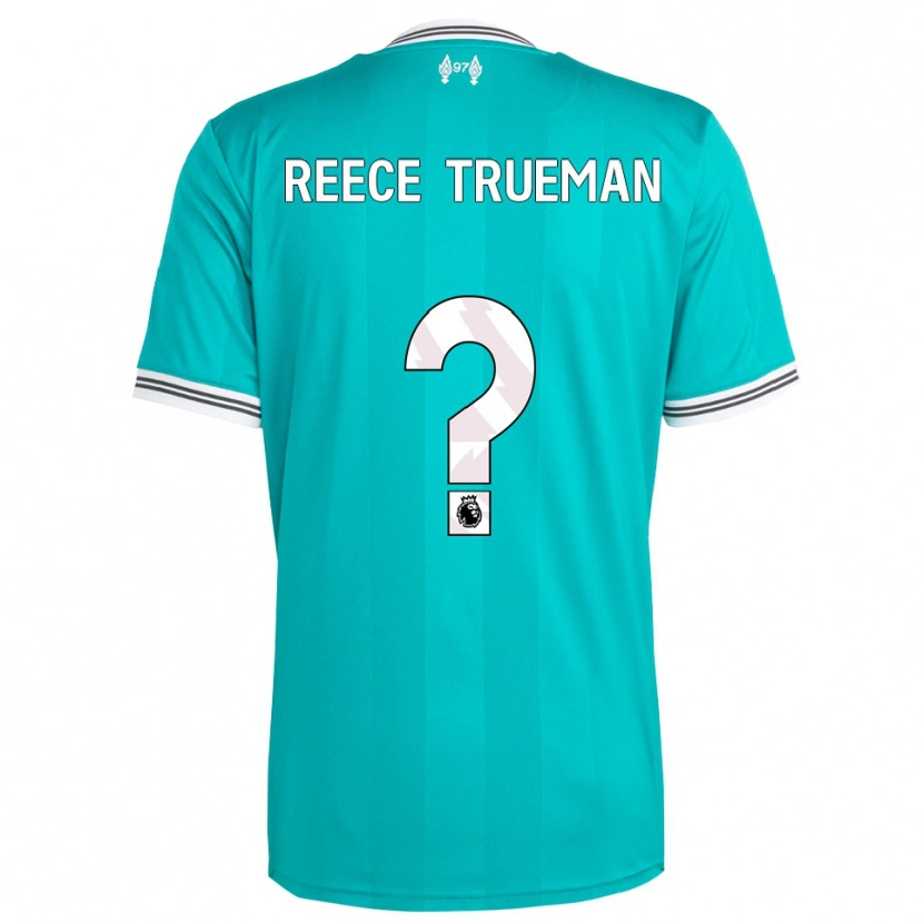 Danxen Herren Reece Trueman #0 Grün Weiß Ausweichtrikot Trikot 2025/26 T-Shirt