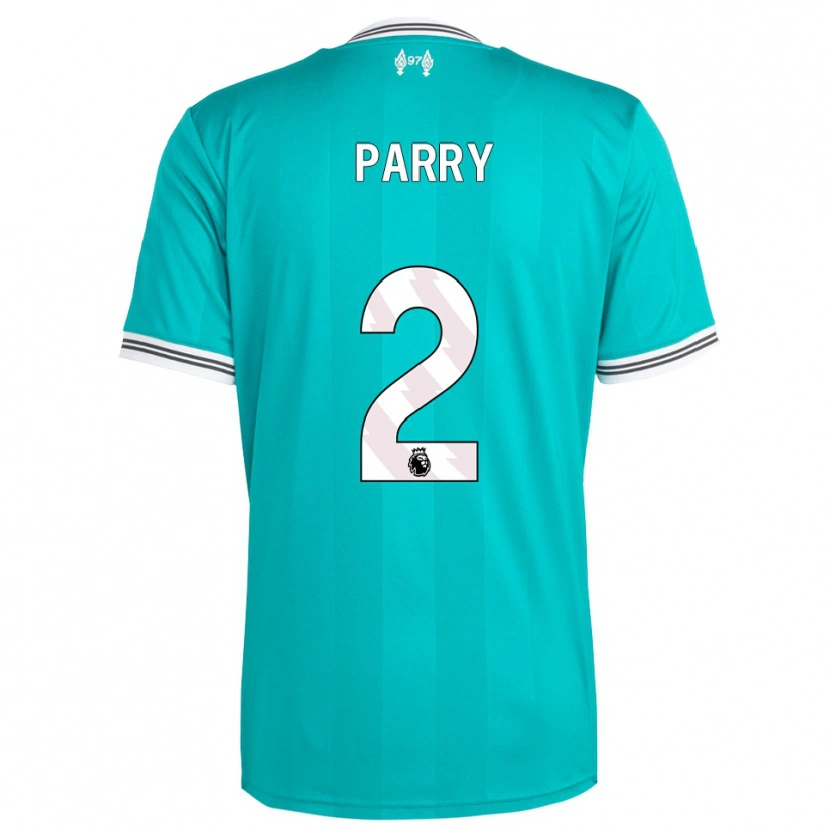 Danxen Herren Lucy Parry #2 Grün Weiß Ausweichtrikot Trikot 2025/26 T-Shirt