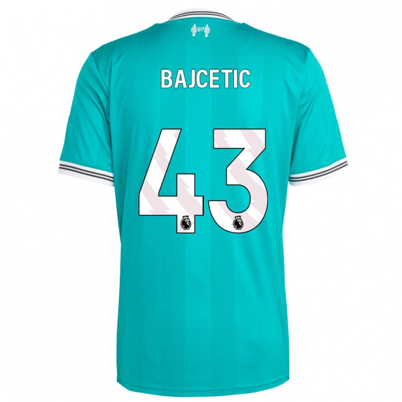 Danxen Herren Stefan Bajcetic #43 Grün Weiß Ausweichtrikot Trikot 2025/26 T-Shirt