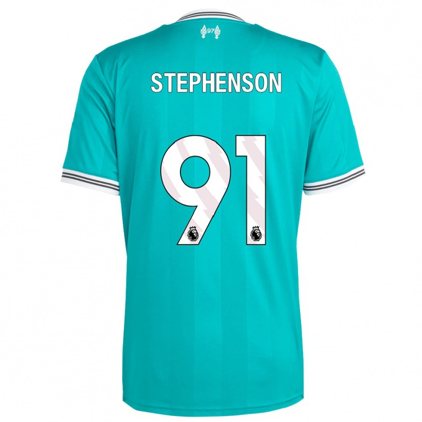 Danxen Herren Luca Stephenson #91 Grün Weiß Ausweichtrikot Trikot 2025/26 T-Shirt