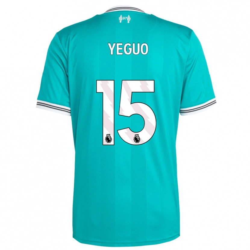 Danxen Herren Aiden Yeguo #15 Grün Weiß Ausweichtrikot Trikot 2025/26 T-Shirt