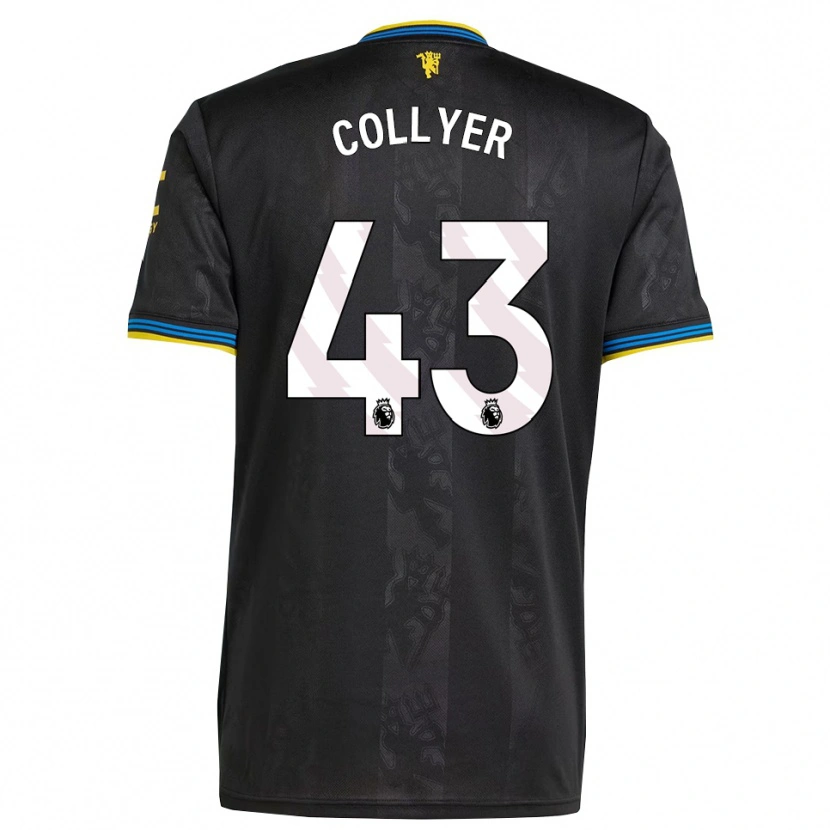 Danxen Herren Toby Collyer #43 Schwarz Gelb Blau Ausweichtrikot Trikot 2025/26 T-Shirt