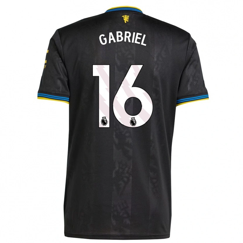 Danxen Herren Jj Gabriel #16 Schwarz Gelb Blau Ausweichtrikot Trikot 2025/26 T-Shirt
