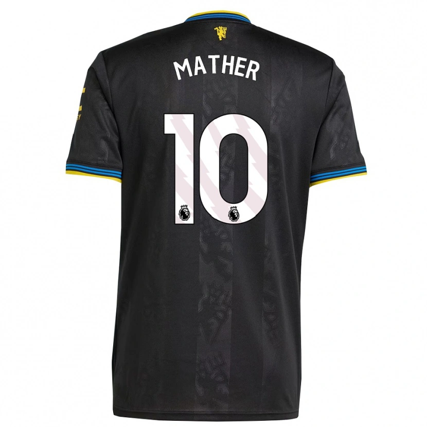 Danxen Herren Sam Mather #10 Schwarz Gelb Blau Ausweichtrikot Trikot 2025/26 T-Shirt