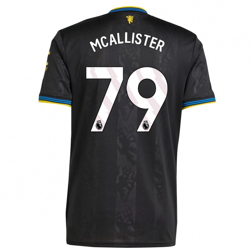 Danxen Herren Finley Mcallister #79 Schwarz Gelb Blau Ausweichtrikot Trikot 2025/26 T-Shirt