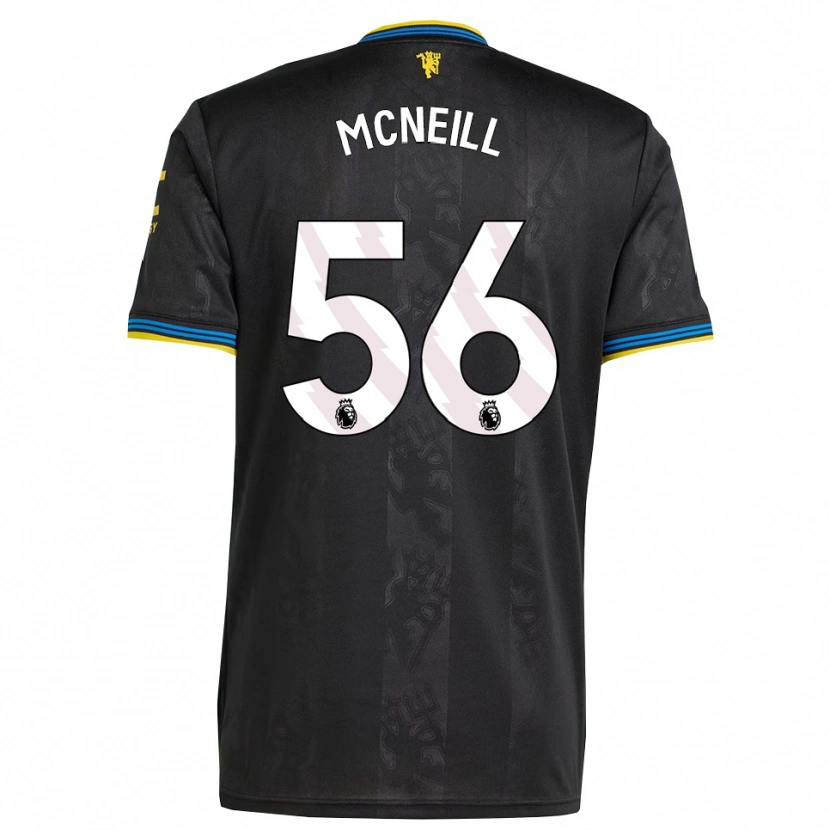 Danxen Herren Charlie Mcneill #56 Schwarz Gelb Blau Ausweichtrikot Trikot 2025/26 T-Shirt