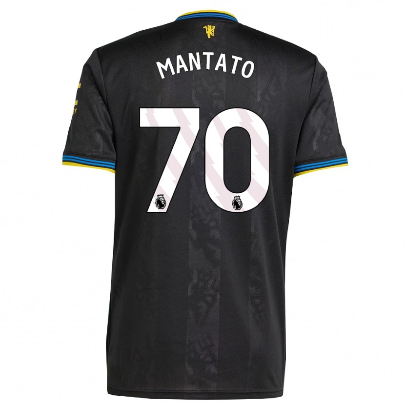 Danxen Herren Bendito Mantato #70 Schwarz Gelb Blau Ausweichtrikot Trikot 2025/26 T-Shirt
