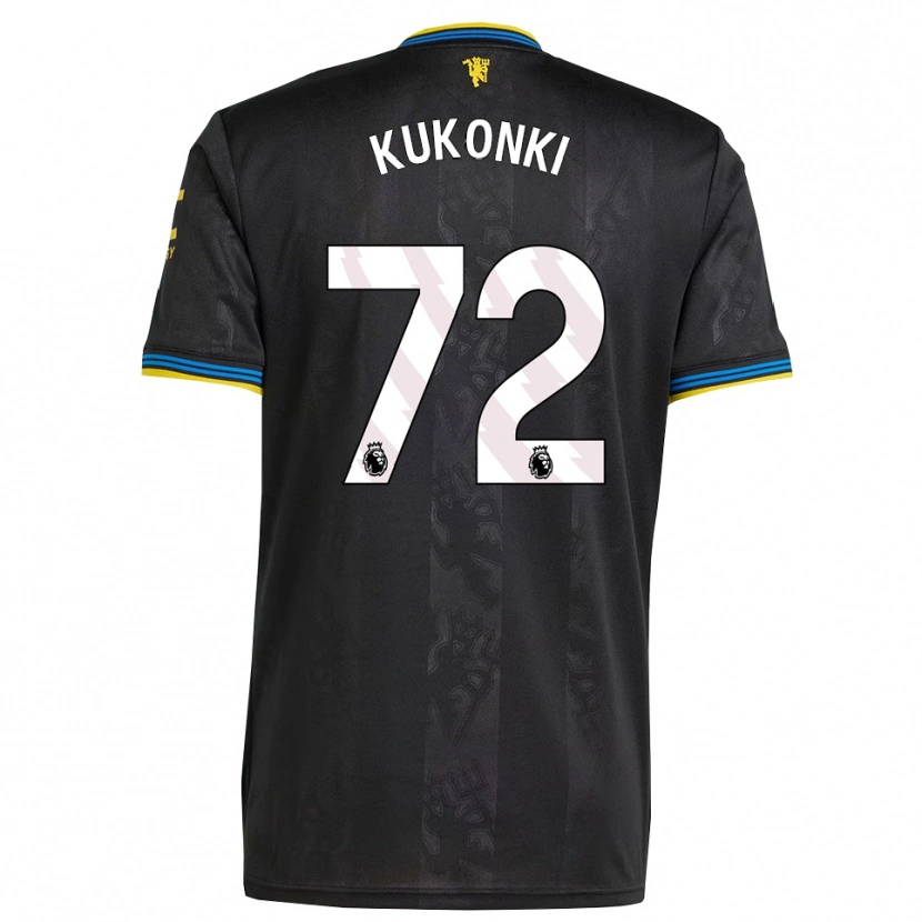 Danxen Herren Godwill Kukonki #72 Schwarz Gelb Blau Ausweichtrikot Trikot 2025/26 T-Shirt