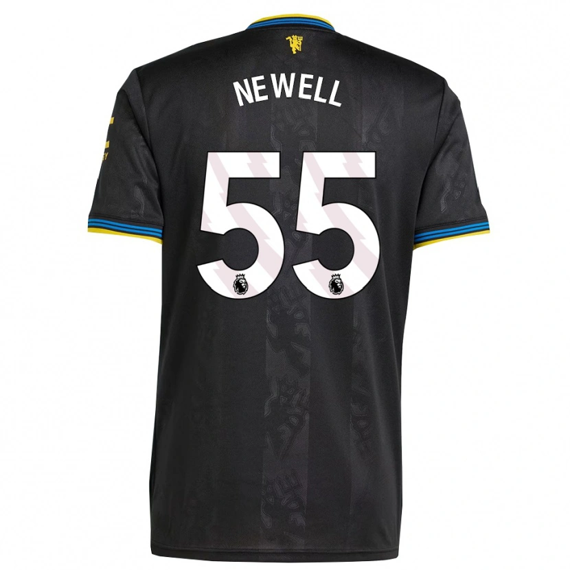 Danxen Herren Lucy Newell #55 Schwarz Gelb Blau Ausweichtrikot Trikot 2025/26 T-Shirt