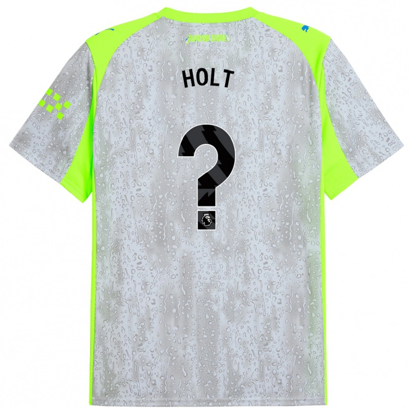 Danxen Herren Charlie Holt #0 Grau Gelb Ausweichtrikot Trikot 2025/26 T-Shirt