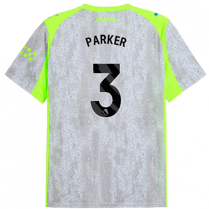 Danxen Herren Harrison Parker #3 Grau Gelb Ausweichtrikot Trikot 2025/26 T-Shirt