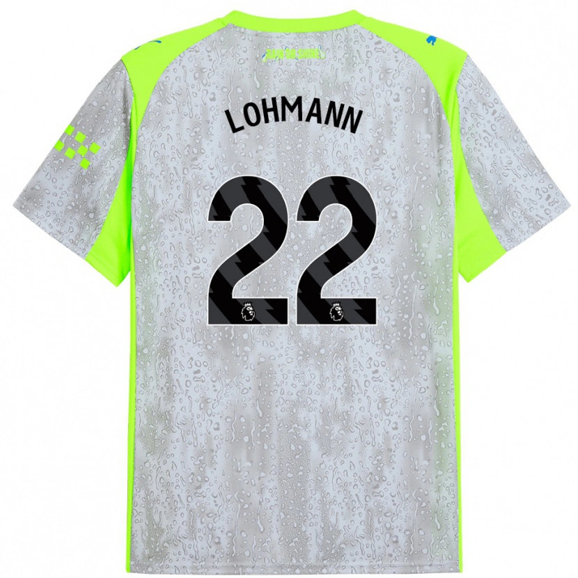 Danxen Herren Sydney Lohmann #22 Grau Gelb Ausweichtrikot Trikot 2025/26 T-Shirt