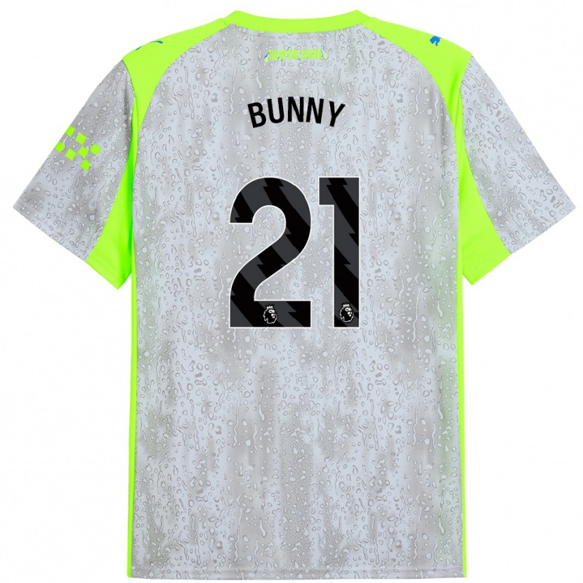 Danxen Herren Khadija Shaw #21 Grau Gelb Ausweichtrikot Trikot 2025/26 T-Shirt