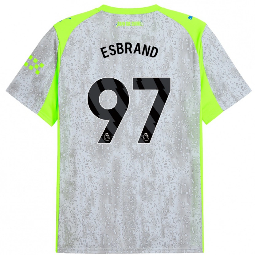 Danxen Herren Josh Wilson-Esbrand #97 Grau Gelb Ausweichtrikot Trikot 2025/26 T-Shirt