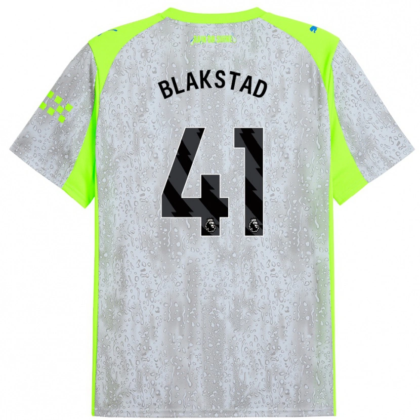 Danxen Herren Julie Blakstad #41 Grau Gelb Ausweichtrikot Trikot 2025/26 T-Shirt