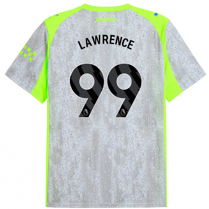 Danxen Herren Emilio Lawrence #99 Grau Gelb Ausweichtrikot Trikot 2025/26 T-Shirt