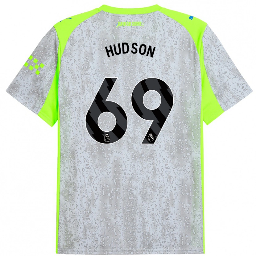 Danxen Herren Max Hudson #69 Grau Gelb Ausweichtrikot Trikot 2025/26 T-Shirt