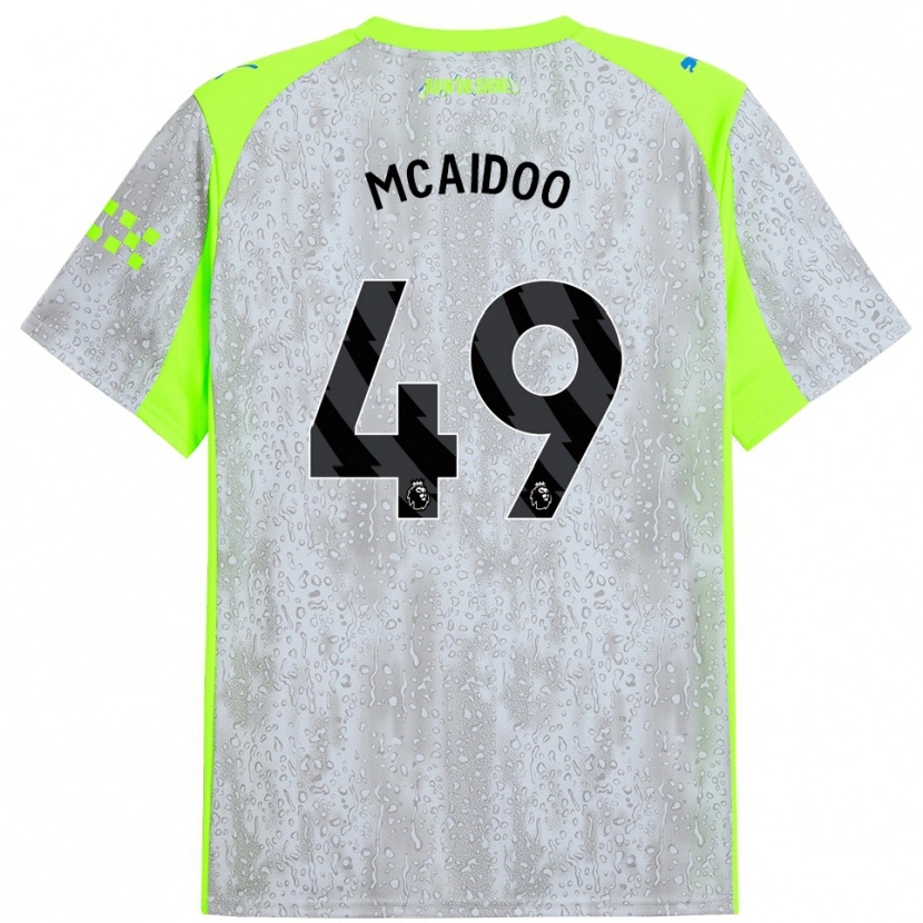 Danxen Herren Ryan Mcaidoo #49 Grau Gelb Ausweichtrikot Trikot 2025/26 T-Shirt