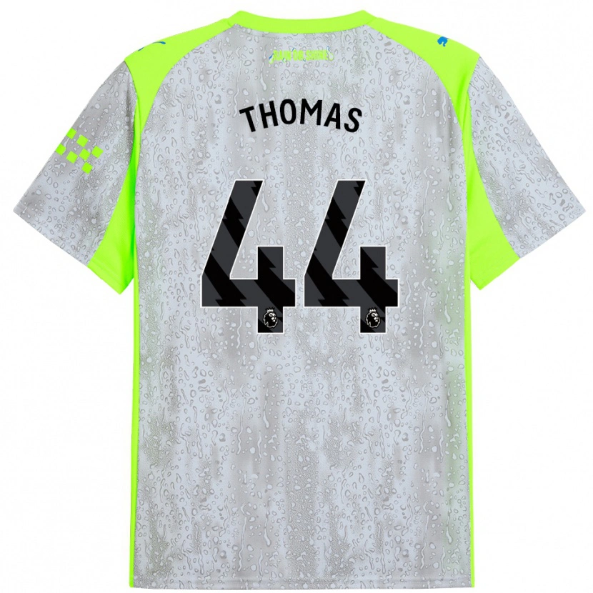 Danxen Herren Codie Thomas #44 Grau Gelb Ausweichtrikot Trikot 2025/26 T-Shirt