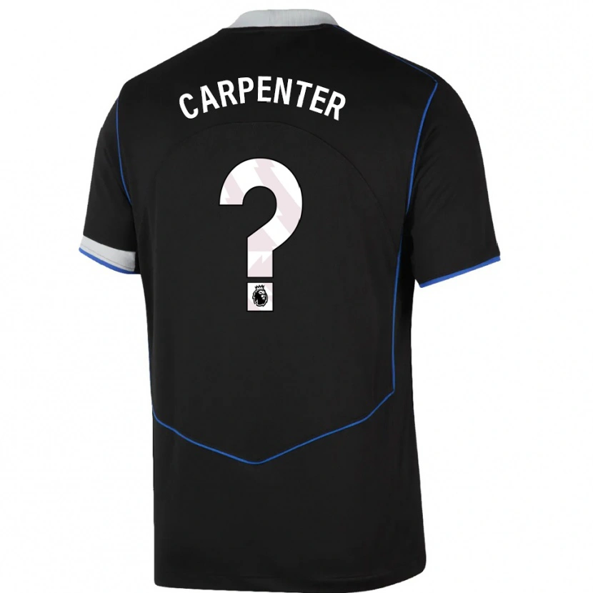 Danxen Herren Ellie Carpenter #0 Schwarz Blau Silber Ausweichtrikot Trikot 2025/26 T-Shirt