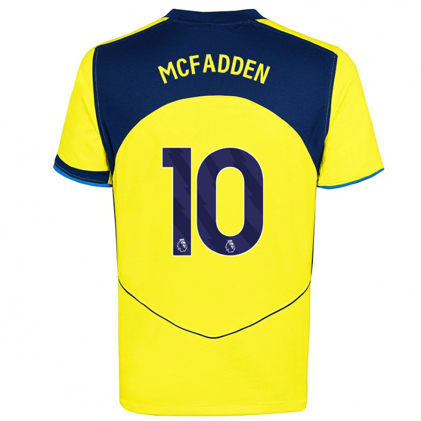 Danxen Herren Max Mcfadden #10 Gelb Marineblau Ausweichtrikot Trikot 2025/26 T-Shirt