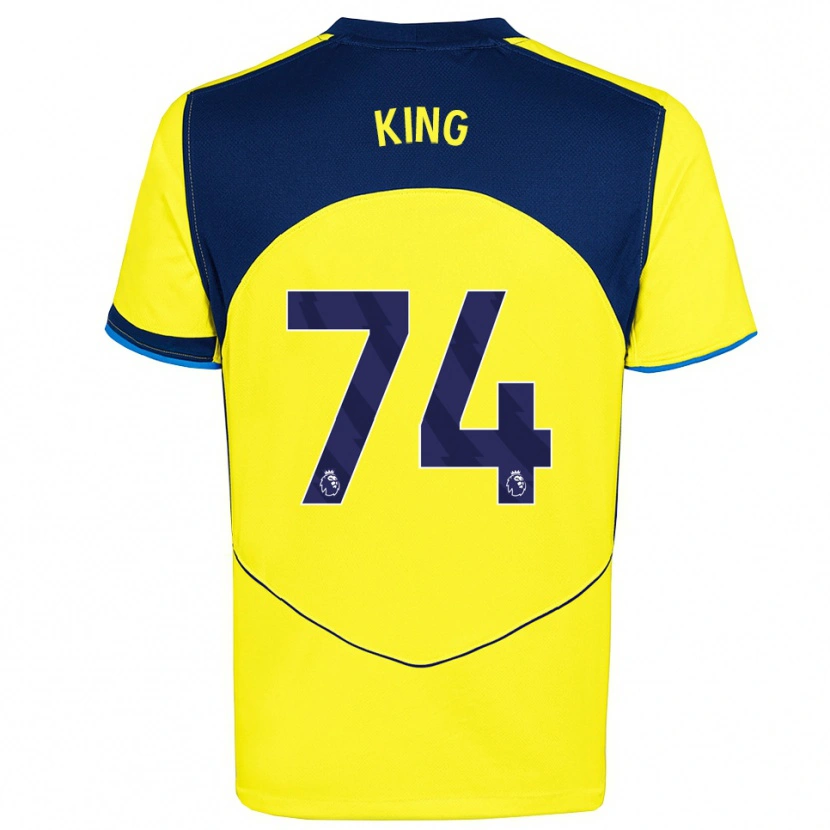 Danxen Herren Maeson King #74 Gelb Marineblau Ausweichtrikot Trikot 2025/26 T-Shirt