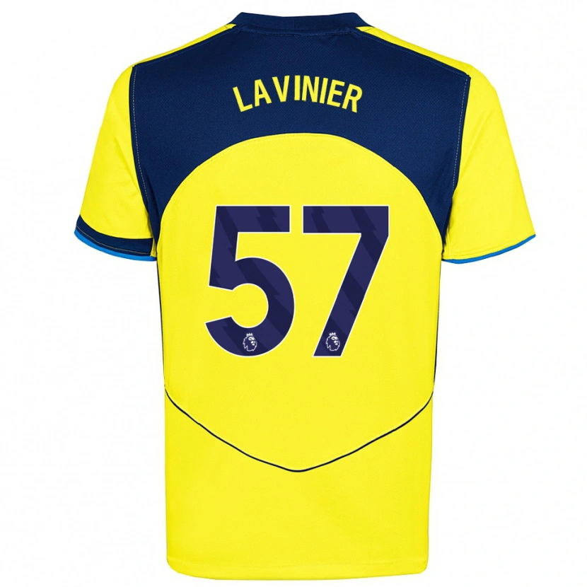 Danxen Herren Marcel Lavinier #57 Gelb Marineblau Ausweichtrikot Trikot 2025/26 T-Shirt