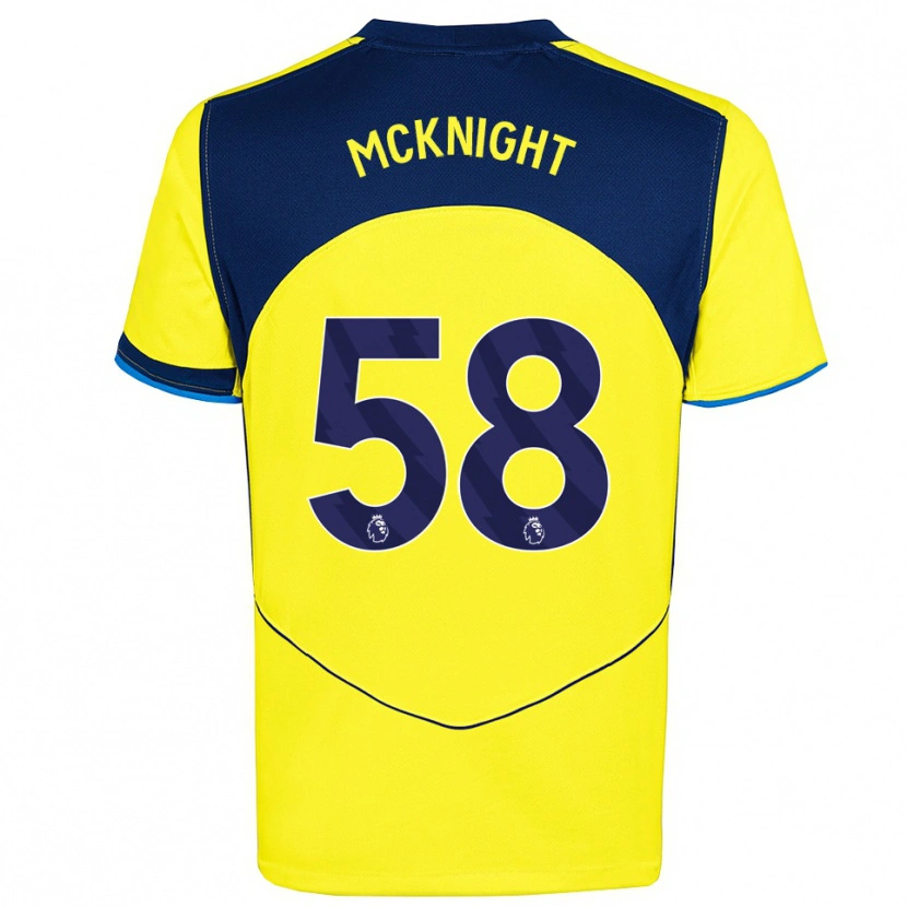 Danxen Herren Maxwell Mcknight #58 Gelb Marineblau Ausweichtrikot Trikot 2025/26 T-Shirt