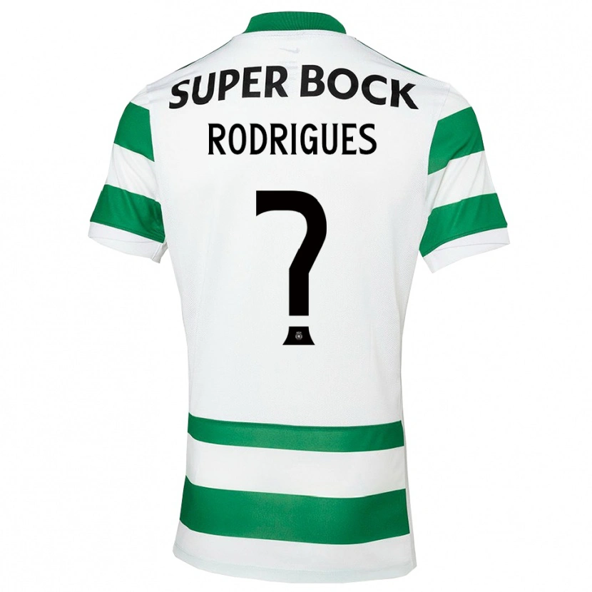 Danxen Damen João Rodrigues #0 Grün Weiß Heimtrikot Trikot 2025/26 T-Shirt