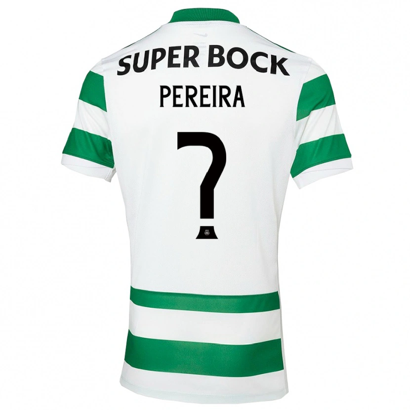 Danxen Damen Diogo Pereira #0 Grün Weiß Heimtrikot Trikot 2025/26 T-Shirt