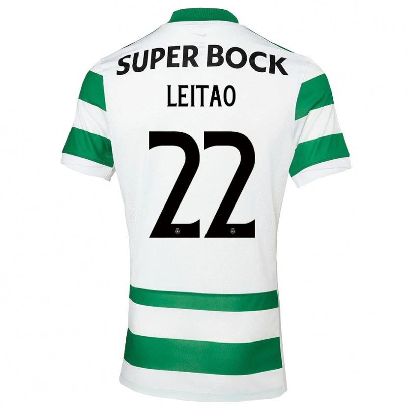 Danxen Damen Tiago Leitão #22 Grün Weiß Heimtrikot Trikot 2025/26 T-Shirt