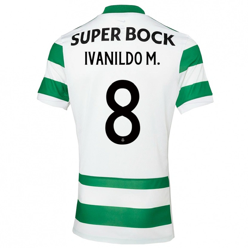 Danxen Damen Ivanildo #8 Grün Weiß Heimtrikot Trikot 2025/26 T-Shirt