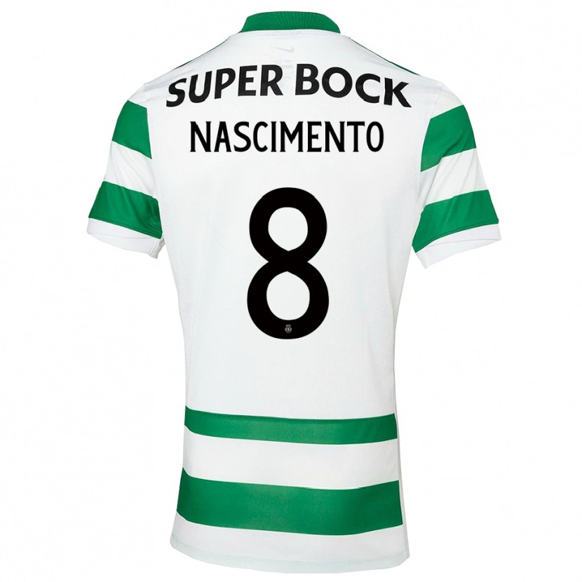 Danxen Damen Sandro Nascimento #8 Grün Weiß Heimtrikot Trikot 2025/26 T-Shirt