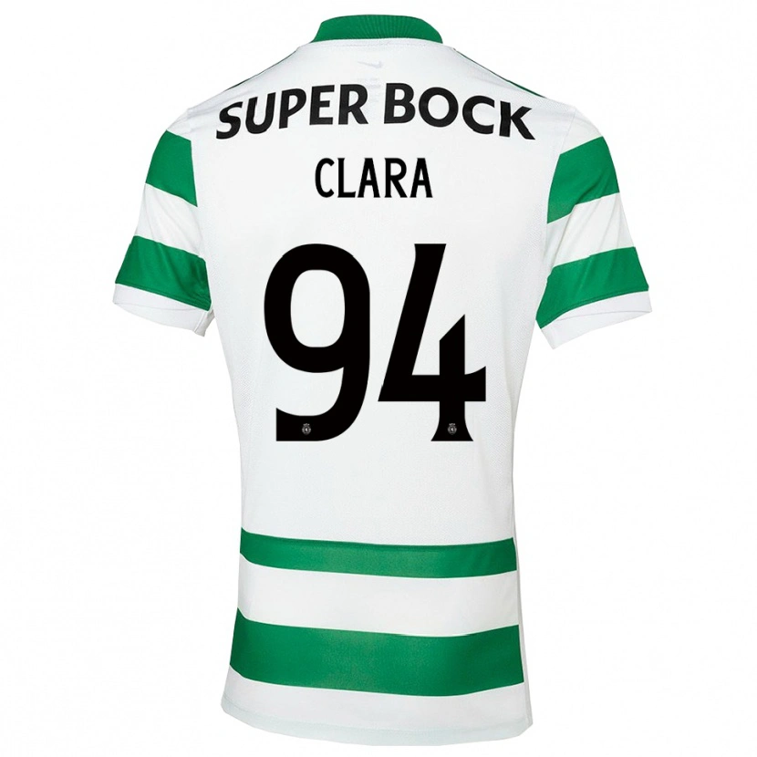Danxen Damen Diogo Clara #94 Grün Weiß Heimtrikot Trikot 2025/26 T-Shirt