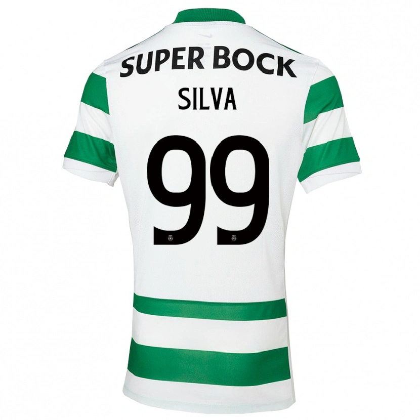 Danxen Damen Francisco Silva #99 Grün Weiß Heimtrikot Trikot 2025/26 T-Shirt
