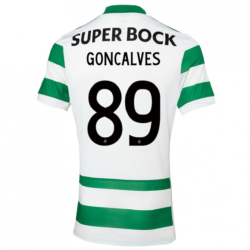 Danxen Damen Andre Goncalves #89 Grün Weiß Heimtrikot Trikot 2025/26 T-Shirt