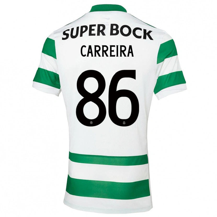 Danxen Damen Eva Carreira #86 Grün Weiß Heimtrikot Trikot 2025/26 T-Shirt