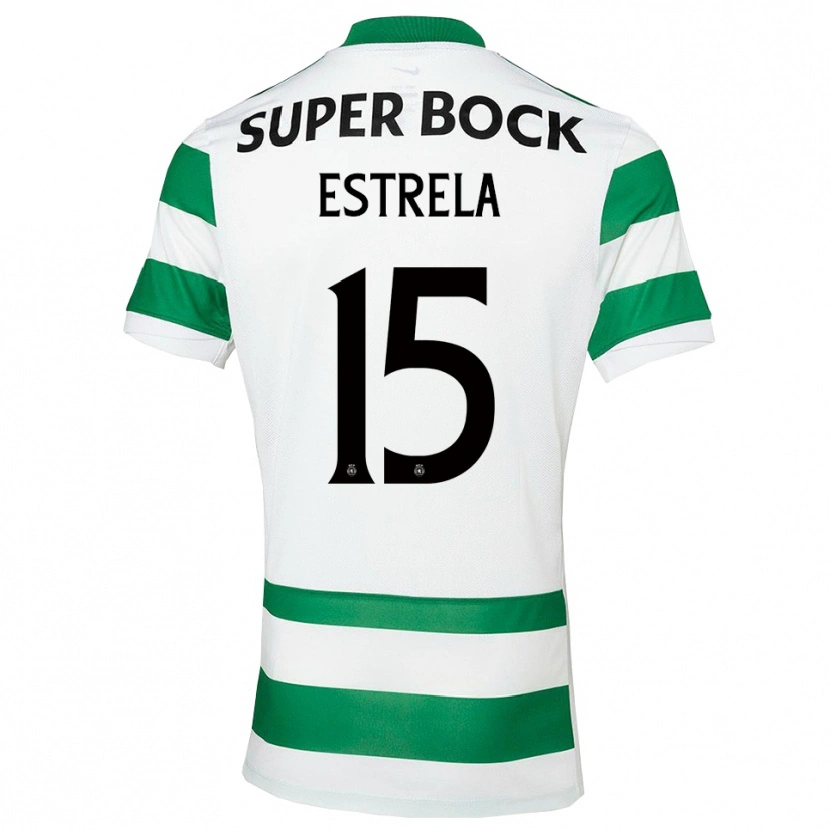 Danxen Damen Bento Estrela #15 Grün Weiß Heimtrikot Trikot 2025/26 T-Shirt