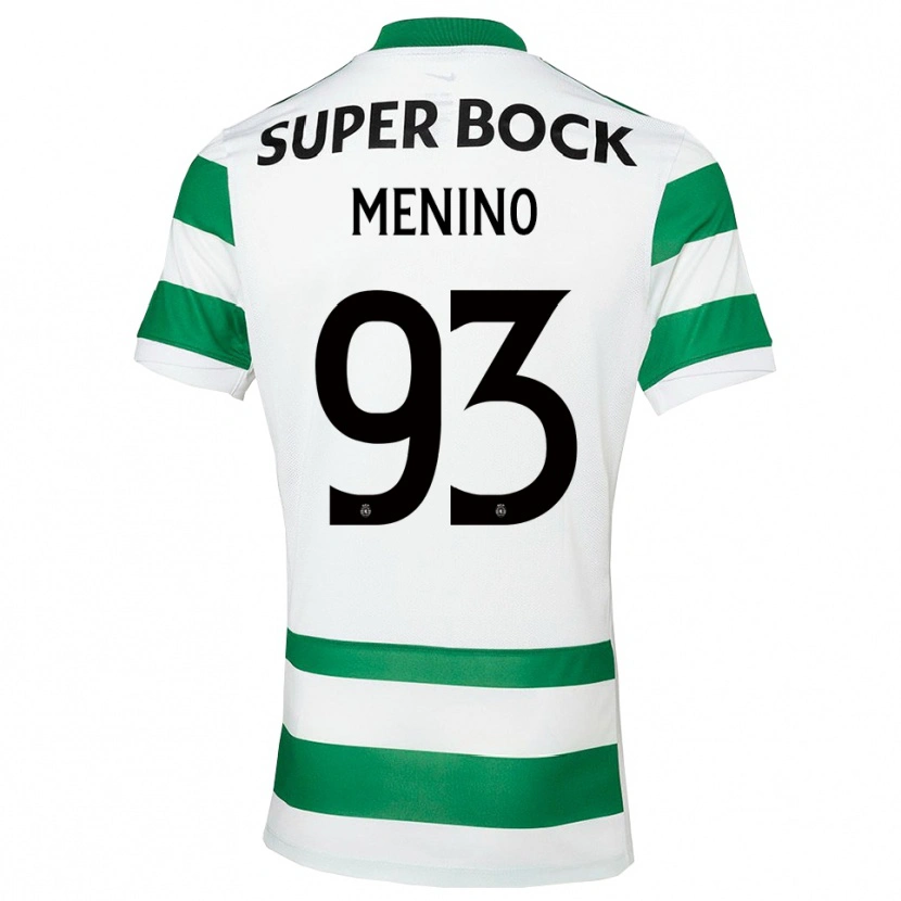 Danxen Damen Miguel Menino #93 Grün Weiß Heimtrikot Trikot 2025/26 T-Shirt