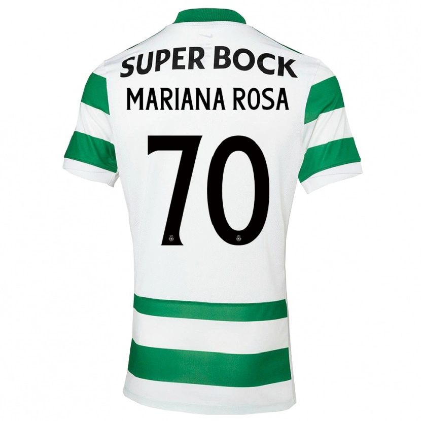 Danxen Damen Mariana Silva Pinto Vilaça Da Rosa #70 Grün Weiß Heimtrikot Trikot 2025/26 T-Shirt