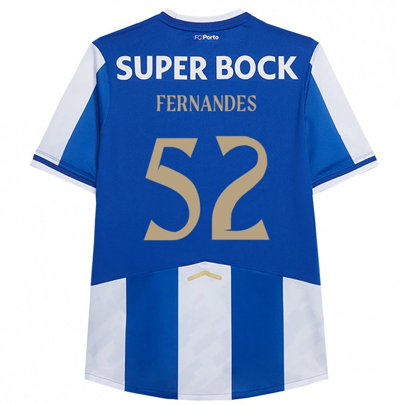 Danxen Damen Martim Fernandes #52 Blau Weiß Heimtrikot Trikot 2025/26 T-Shirt
