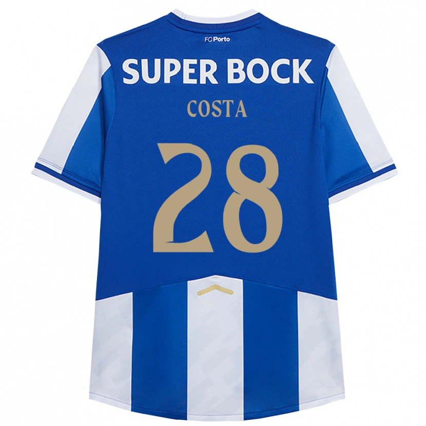 Danxen Damen Bruno Costa #28 Blau Weiß Heimtrikot Trikot 2025/26 T-Shirt