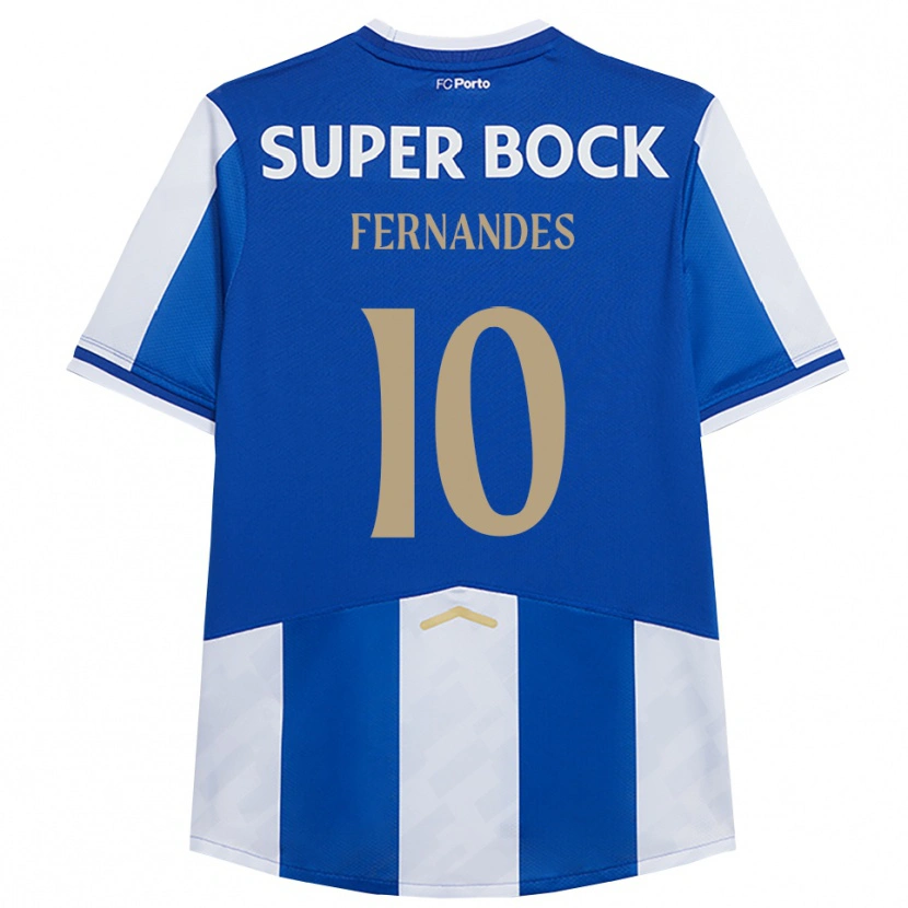 Danxen Damen Francisco Fernandes #10 Blau Weiß Heimtrikot Trikot 2025/26 T-Shirt